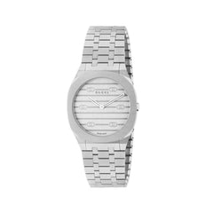 Gucci 25H Silber 30 mm Damenuhr - YA163501