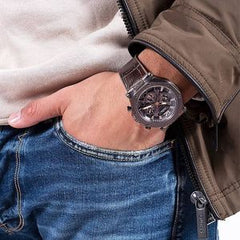 Montre GUESS Edge Day Date Marron - GW0492G2