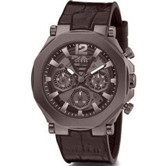 Montre GUESS Edge Day Date Marron - GW0492G2