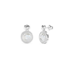 Guess G Talisman Ohrstecker Silber Edelstahl - JUBE06209JWRHT-U