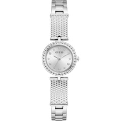 Guess Holly Silber Edelstahl Damenuhr - GW1017L1