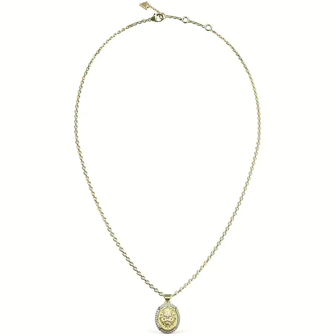 Guess Lioness Queen Damen Halskette - Gold, Edelstahl - JUBN06189JWYGT-U