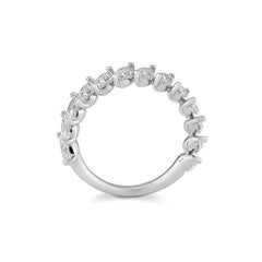 Halbmemoire Navette Labordiamantring – Eleganter Ring mit Labordiamanten - 41062980