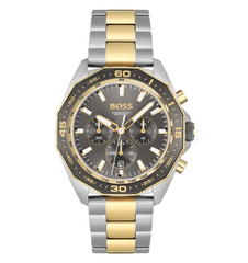 Hugo Boss Chronograph Herrenuhr Bicolor - HB1513974
