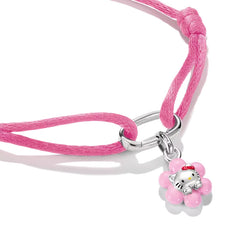 Hello Kitty Textilarmband Pink mit Charm – Connect – A2243-M07-9-L24V