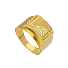 Herrenring 18 Karat Gold – 750 Goldring für Männer - 110123