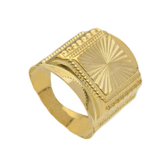 Herrenring 18 Karat Gold – 750 Goldring für Männer - 110124