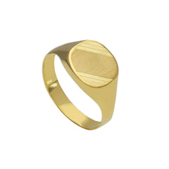 Herrenring 18 Karat Gold – 750 Goldring für Männer - 124689