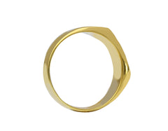 Bague homme en or 18 carats – Bague en or 750 pour homme - 128158