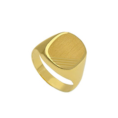 Herrenring 18 Karat Gold – 750 Goldring für Männer - 129903