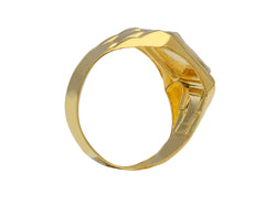Bague homme en or 18 carats – Bague en or 750 pour homme - 137496