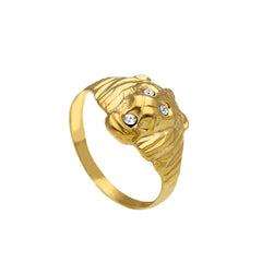 Bague homme en or 18 carats – Bague en or 750 pour homme - 132847