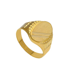 Herrenring 18 Karat Gold – 750 Goldring für Männer - 173841