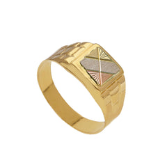 Herrenring 18 Karat Gold – 750 Goldring für Männer - 173845