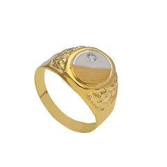 Herrenring 18 Karat Gold – 750 Goldring für Männer - 173856