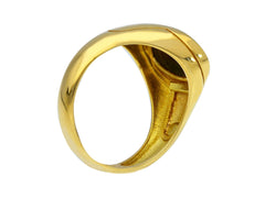 Bague homme en or 18 carats – Bague en or 750 pour homme - 187997