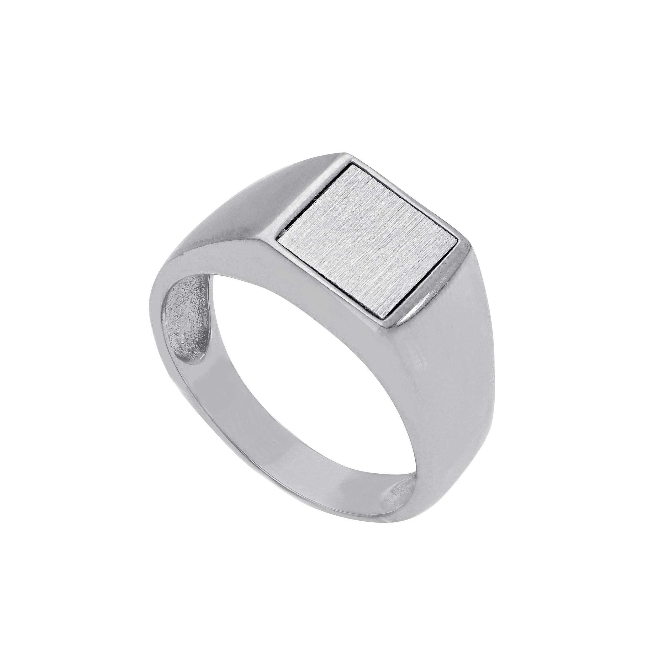 Herrenring 18 Karat Gold - 750 Goldring für Männer - 188009