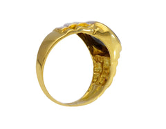 Bague homme en or 18 carats – Bague en or 750 pour homme - 219279