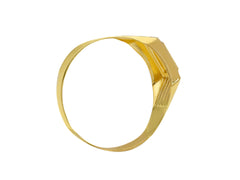 Bague homme en or 18 carats – Bague en or 750 pour homme - 196379