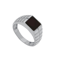 Bague homme en or 18 carats – Bague en or 750 pour homme - 204088