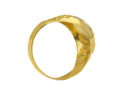 Bague homme en or 18 carats – Bague en or 750 pour homme - 211658