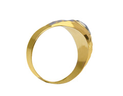 Herrenring 18 Karat Gold – 750 Goldring für Männer - 211661