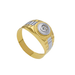 Herrenring 18 Karat Gold – 750 Goldring für Männer - 211661