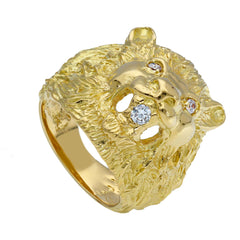 Bague homme en or 18 carats – Bague en or 750 pour homme - 218952