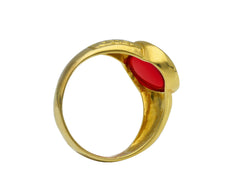 Bague homme en or 18 carats – Bague en or 750 pour homme - 219276