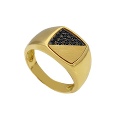 Bague homme en or 18 carats – Bague en or 750 pour homme - 226626