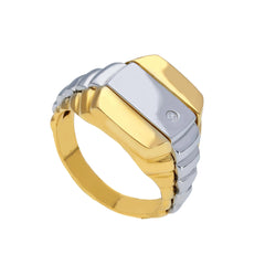 Bague homme en or 18 carats – Bague en or 750 pour homme - 230387