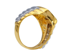 Bague homme en or 18 carats – Bague en or 750 pour homme - 230392