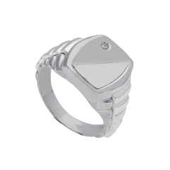 Bague homme en or 18 carats – Bague en or 750 pour homme - 233097