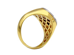 Bague homme en or 18 carats – Bague en or 750 pour homme - 239331