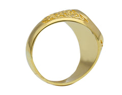 Bague homme en or 18 carats – Bague en or 750 pour homme - 262125