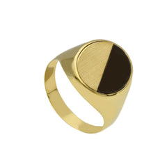 Bague homme en or 18 carats – Bague en or 750 pour homme - 262427