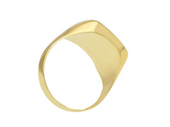 Herrenring in Gelbgold - 18 Karat Gold – 750 Goldring für Männer - 267772