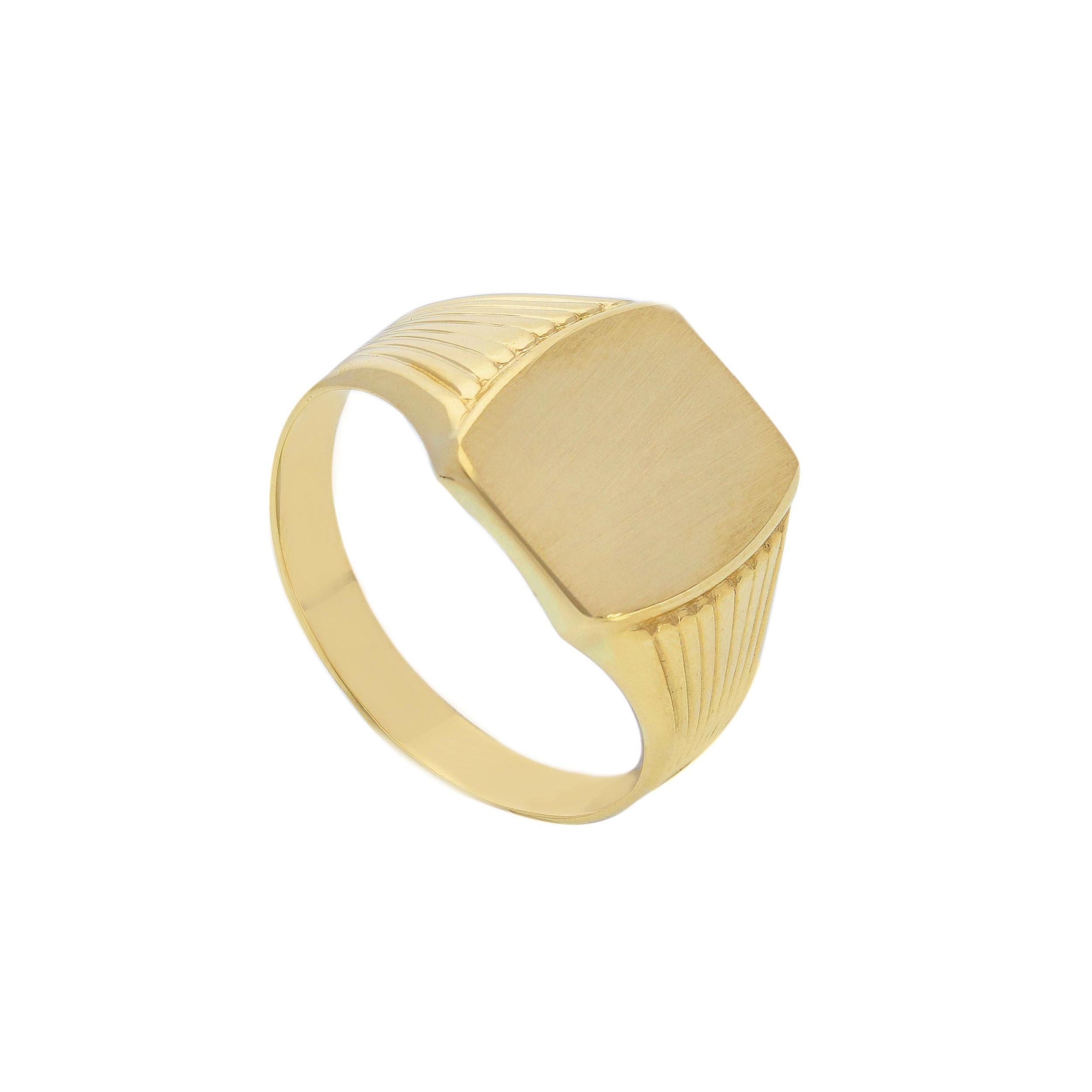 Herrenring 18 Karat Gold – 750 Goldring für Männer - 268200