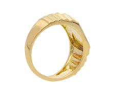 Bague homme en or 18 carats – Bague en or 750 pour homme - 270581