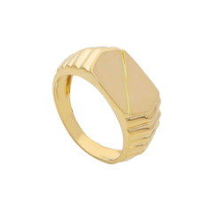 Bague homme en or 18 carats – Bague en or 750 pour homme - 270581