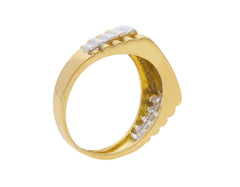 Bague homme en or 18 carats – Bague en or 750 pour homme - 270583