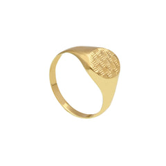 Herrenring in 750/18 Karat Gelbgold für Männer - 273506
