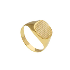 Herrenring in 750/18 Karat Gelbgold für Männer - 273509