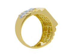 Bague homme en or 18 carats – Bague en or 750 pour homme - 274755