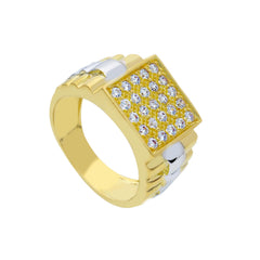 Bague homme en or 18 carats – Bague en or 750 pour homme - 274755