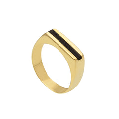 Bague homme en or 18 carats – Bague en or 750 pour homme - 277648