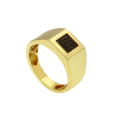 Bague homme en or 18 carats – Bague en or 750 pour homme - 277726