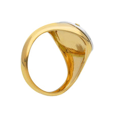 Bague homme en or 18 carats – Bague en or 750 pour homme - 281016