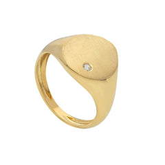 Bague homme en or 18 carats – Bague en or 750 pour homme - 281017