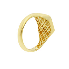 Bague homme en or 18 carats – Bague en or 750 pour homme - 281691